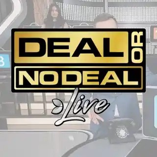 Deal or No Deal Live online game logo by Evolution on 5gringos-greece.gr