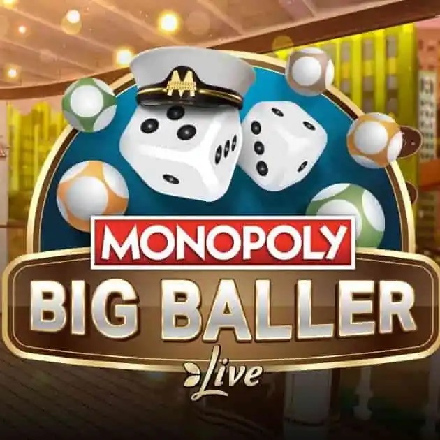 MONOPOLY Big Baller online game logo by Evolution on 5gringos-greece.gr